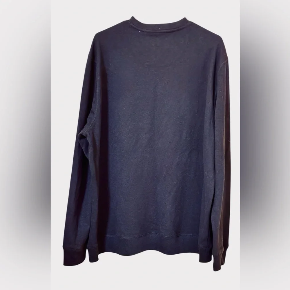 Sean John UNITE Pullover Men Black Rhinestone Crewneck Sweatshirt 2XL Graphic